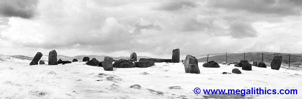 Tomnaverie recumbent stone circle - infrared