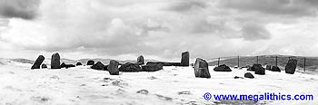 Tomnaverie recumbent stone circle - infrared