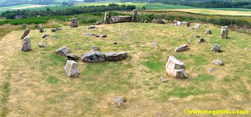 Tomnaverie recumbent stone circle - 2005