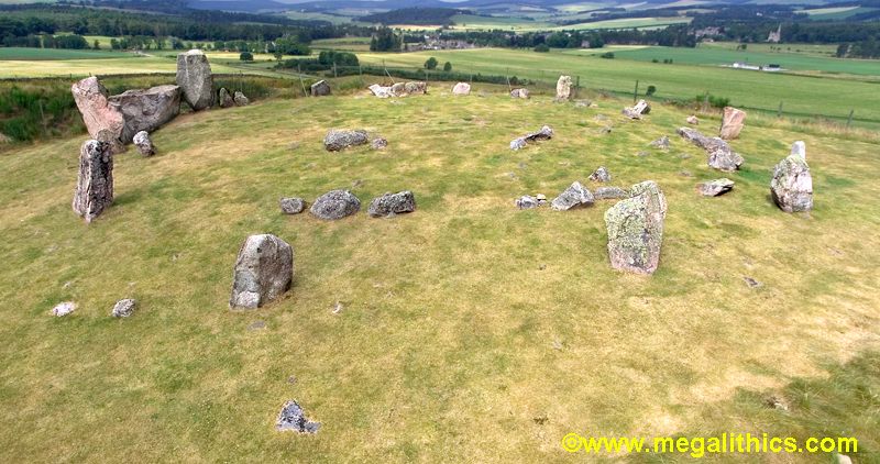 Tomnaverie recumbent stone circle - 2005