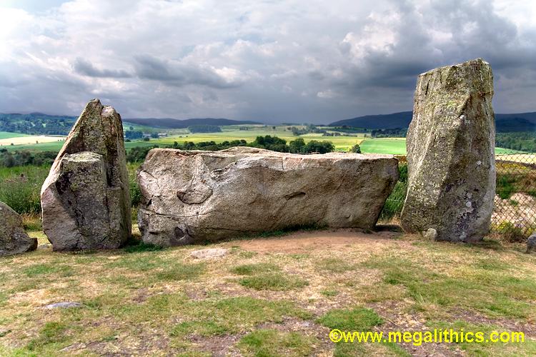 Tomnaverie recumbent stone circle - 2005 - the recumbent