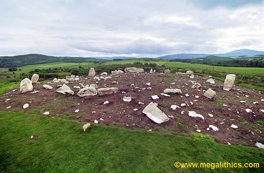 Tomnaverie recumbent stone circle - 1999