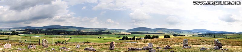 Tomanverie recumebnt stone circle 2005