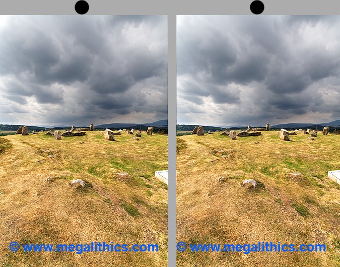 Tomnaverie recumbent stone circle - 3D stereo pairs